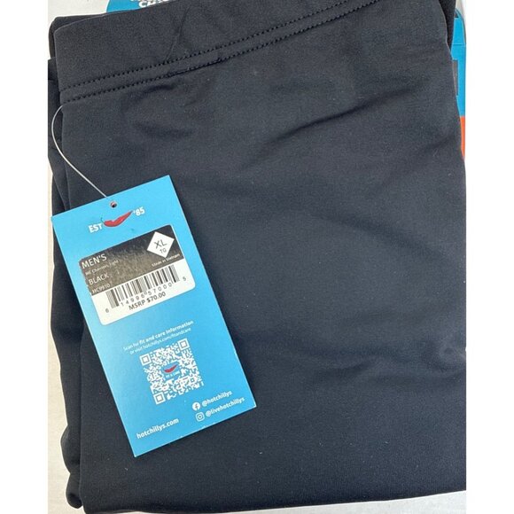 Hot Chillys Men's Micro Elite Chamois Ankle Tight Midweight Base Layer Black XL - Picture 6 of 7
